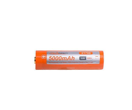 OrcaTorch 21700 5000 mAh USB-C rechargeable battery