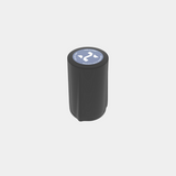 Halcyon Symbios Tank Pod transmitter top view with Halcyon logo