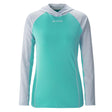 Bare Eclips Hooded Rashguard Womens Aqua-XS-