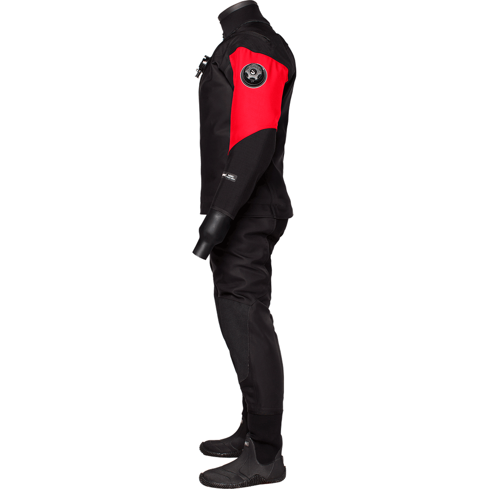 Bare HDC Cordura Mens Tech Drysuit-Red-S-