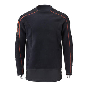 Bare Polar Stretch Mid-Layer Top Mens Black-S-