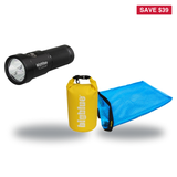 BigBlue Lobster Season Package – TL2600P 2600 Lumen Narrow Beam Tech Light + Free Morifish Game Bag — includes BigBlue 2600…
