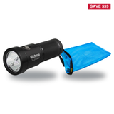 BigBlue Lobster Season Package – TL2900P 2900 Lumen Narrow Beam Tech Light + Free Morifish Game Bag — includes BigBlue 2900…
