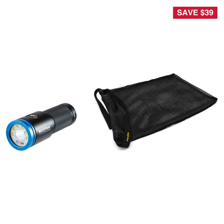 BigBlue Lobster Season Package – VTL2900PB 2900 Lumen Video Tech Light w/ Blue Mode + Free Morifish Game Bag — includes BigB…