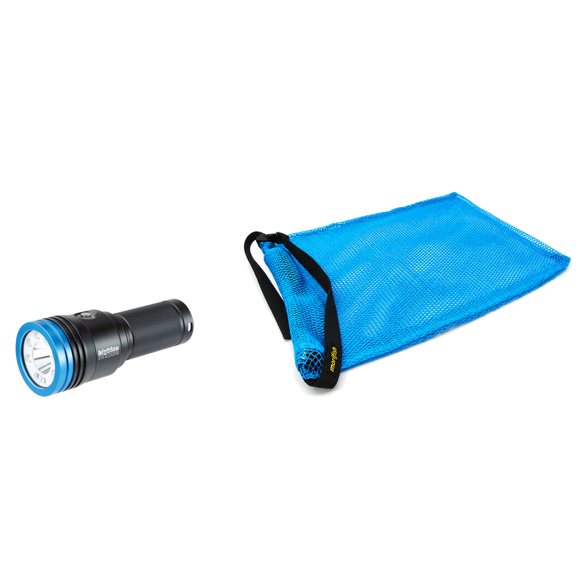 BigBlue Lobster Season Package – VTL4200P 4200 Lumen Video Tech Light + Free Morifish Game Bag — VTL4200PB 4200lm Wide + Blu…
