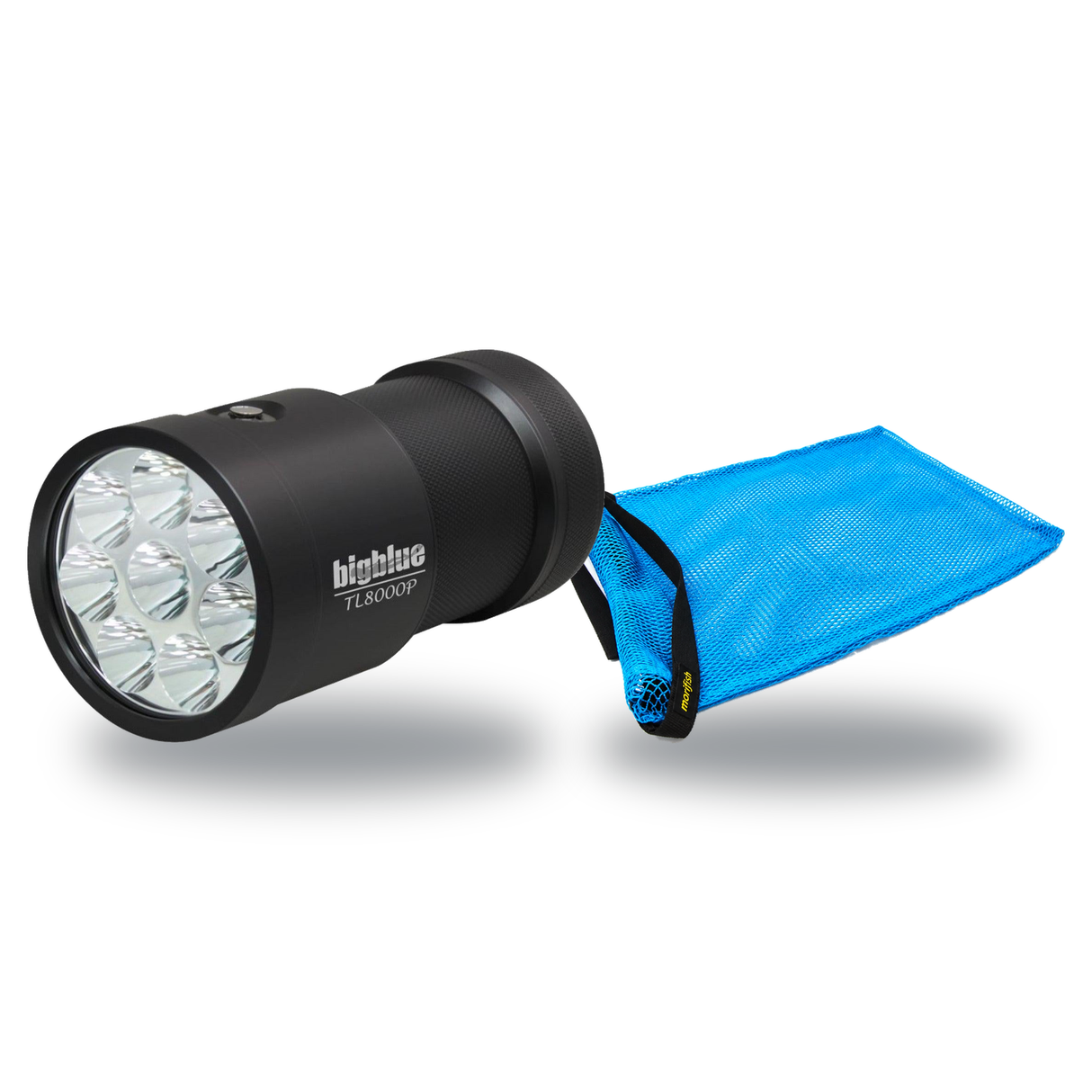 BigBlue Lobster Season Package – VTL8000P-MAX 8000 Lumen Video Tech Light + Free Morifish Game Bag — TL8000P 8000lm Tech