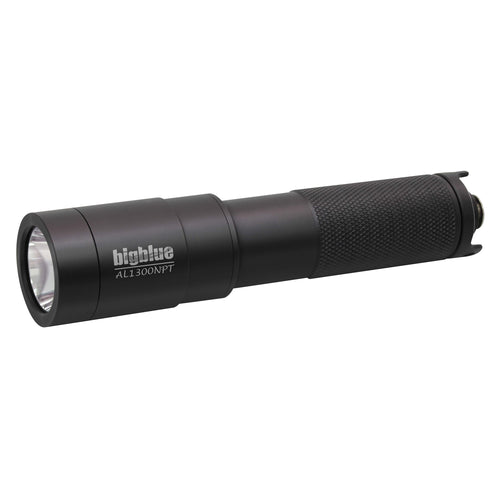 BigBlue 1300 Lumen Narrow Beam Dive Light with Tail switch-