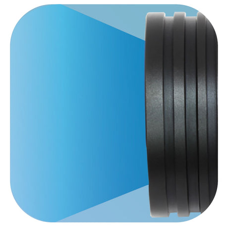 BigBlue 2900 Lumen Extra-Wide Video Light w/ Blue Color Mode - Black/Blue-