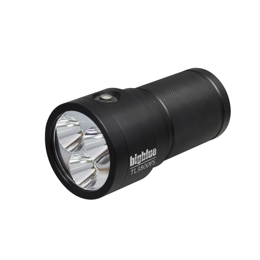 BigBlue 3800 Lumen Narrow Beam Technical Light w/ Extended Battery - Black-