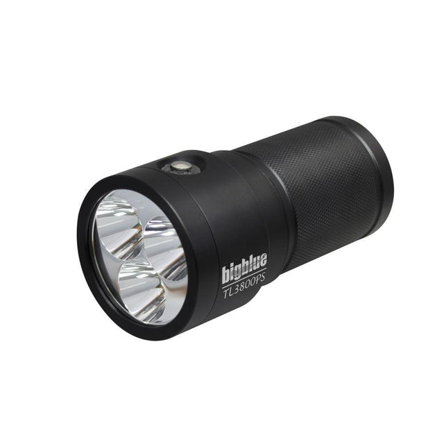 BigBlue 3800 Lumen Narrow Beam Technical Light w/ Extended Battery - Black-