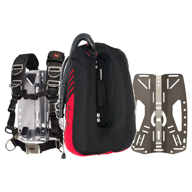 Hollis Backplate and Wing Package – ST 35 lb Wing + Stainless Steel Backplate 2.0 + Elite 2 Harness — includes Hollis ST 35…