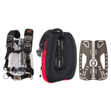 Hollis Backplate and Wing Package – ST 35 lb Wing + Stainless Steel Backplate 2.0 + Elite 2 Harness — DT 50 lb Wing, Stainle…