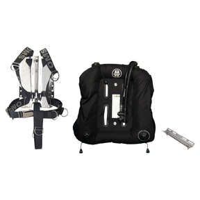 OMS Backplate and Wing Package – Deep Ocean Wing 2.0 + Stainless Steel Backplate with SmartStream Harness + Single Tank Adap…