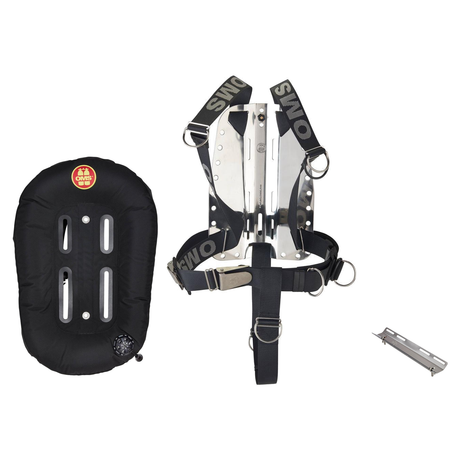 OMS Backplate and Wing Package – Performance Mono Wing + Stainless Steel Backplate with SmartStream Harness + Single Tank Ad…