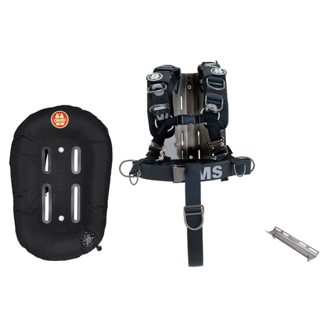OMS Backplate and Wing Package – Performance Mono Wing + Stainless Steel Backplate with SmartStream Harness + Single Tank Ad…