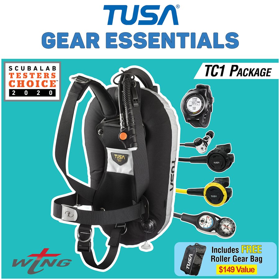 Tusa T-Wing TC1 Scuba Diving Package