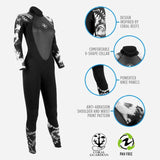 Aqualung Hydroflex Women's  Full Dive Wetsuit 3mm