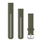 Garmin Quick Release Bands (20 mm) - Silicone / Moss with Silver Hardware