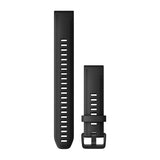 Garmin QuickFit 20 Watch Bands - Silicone / Black (Large)