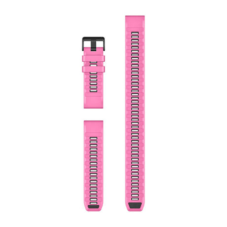 Garmin QuickFit 26 mm watch band, pink aurora silicone (3-piece dive set) 1