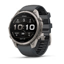 Garmin fenix 9 Pro – 47 mm Titanium with Graphite/Black Silicone Band