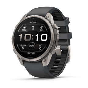 Garmin fenix 9 Pro – 47 mm Titanium with Graphite/Black Silicone Band