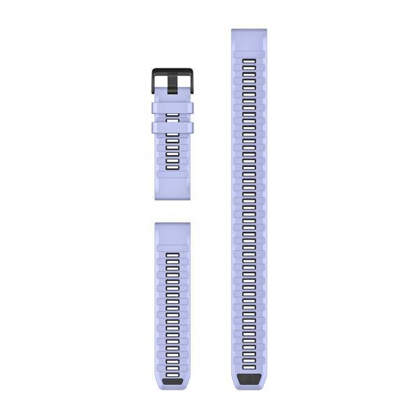 Garmin QuickFit 26 mm watch band, blueberry silicone (3-piece dive set) 1
