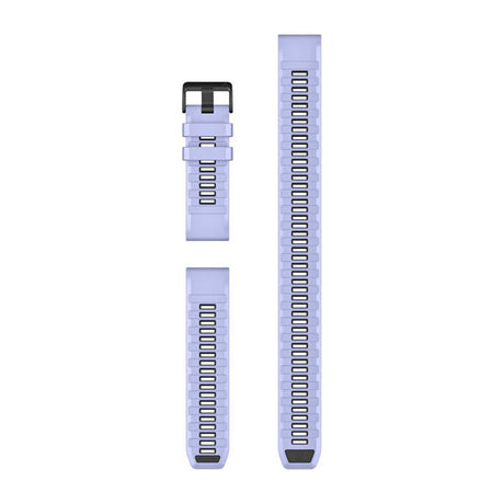 Garmin QuickFit 26 mm watch band, blueberry silicone (3-piece dive set) 1