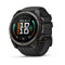 Garmin fenix 9 – 51mm, Carbon Gray DLC Titanium with Black Silicone Band
