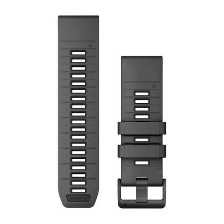 Garmin QuickFit 26 mm watch band, slate gray/black silicone 1