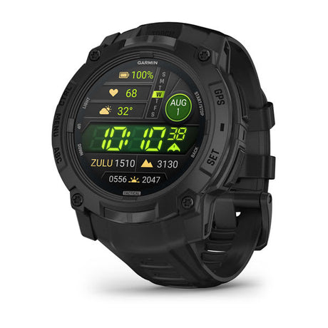 Garmin Instinct 3 50 mm AMOLED, Tactical rugged GPS smartwatch, Black 1