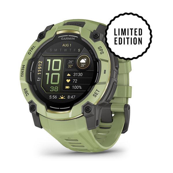 Garmin Instinct 3 50 mm AMOLED rugged GPS smartwatch, Fern Green 1
