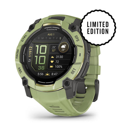 Garmin Instinct 3 50 mm AMOLED rugged GPS smartwatch, Fern Green 1