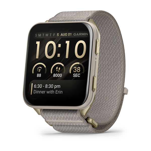 Garmin Venu X1 fitness smartwatch, Soft Gold / French Gray 1
