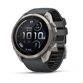 Garmin fenix 9 Pro – inReach, 51 mm Titanium with Graphite/Black Silicone Band