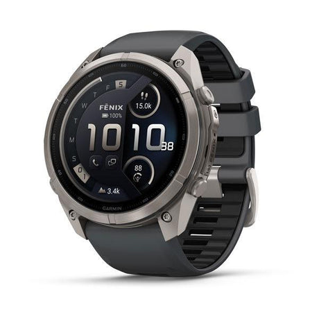 Garmin fenix 9 Pro – inReach, 51 mm Titanium with Graphite/Black Silicone Band