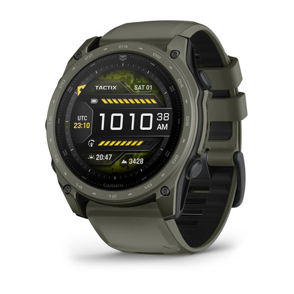 Garmin tactix 8 51 mm AMOLED tactical GPS smartwatch, olive drab Cerakote with Applied Ballistics 1