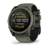 Garmin tactix 8 51 mm AMOLED tactical GPS smartwatch, olive drab Cerakote with Applied Ballistics 1