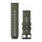 Garmin QuickFit 26 mm watch band, olive drab/black silicone 1