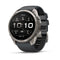 Garmin fenix 9 Pro – 51 mm Titanium with Graphite/Black Silicone Band