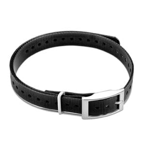 Garmin 3/4-inch Square Buckle Dog Collar Strap – Square Buckle (Black)