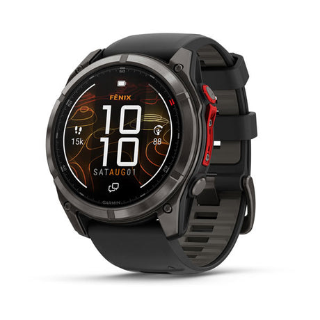 Garmin fenix 8 Pro 51 mm MicroLED multisport GPS smartwatch, sapphire, carbon gray DLC titanium 1