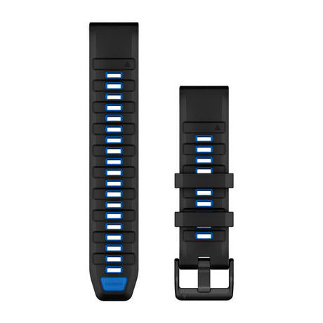 Garmin QuickFit 22 mm watch band, black/pilot blue 1