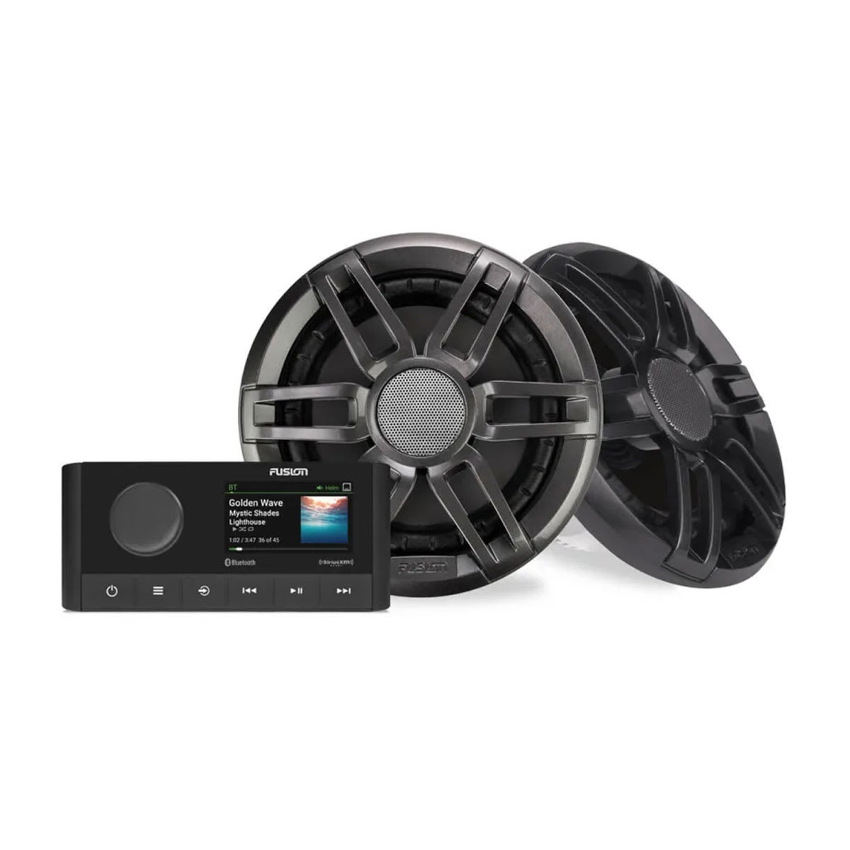 Fusion Marine Stereo and Speaker Kits, MS-RA210 Stereo and XS Sports Speaker Kit (010-02250-60)