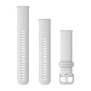 Garmin Quick Release Bands (20 mm) - Silicone / White