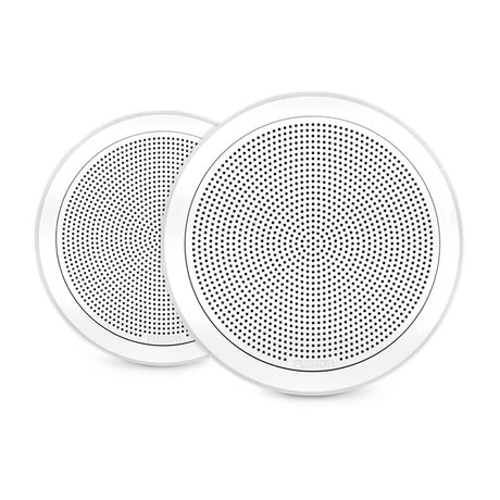 Fusion FM Series Flush-Mount Marine Speakers, 7.7 in 200 W, Round White (010-02300-00)
