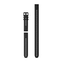 Garmin QuickFit 20 Watch Bands - Silicone / Black (3-piece Dive Set)