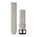 Garmin QuickFit 20 Watch Bands - Silicone / Light Sand