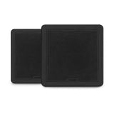 Fusion FM Series Flush-Mount Marine Speakers, 7.7 in 200 W, Square Black (010-02300-11)