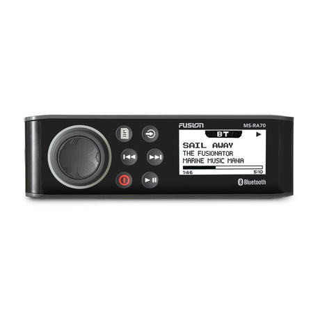 Fusion MS-RA70 DIN-Size Marine Stereo with Bluetooth (010-01516-01)